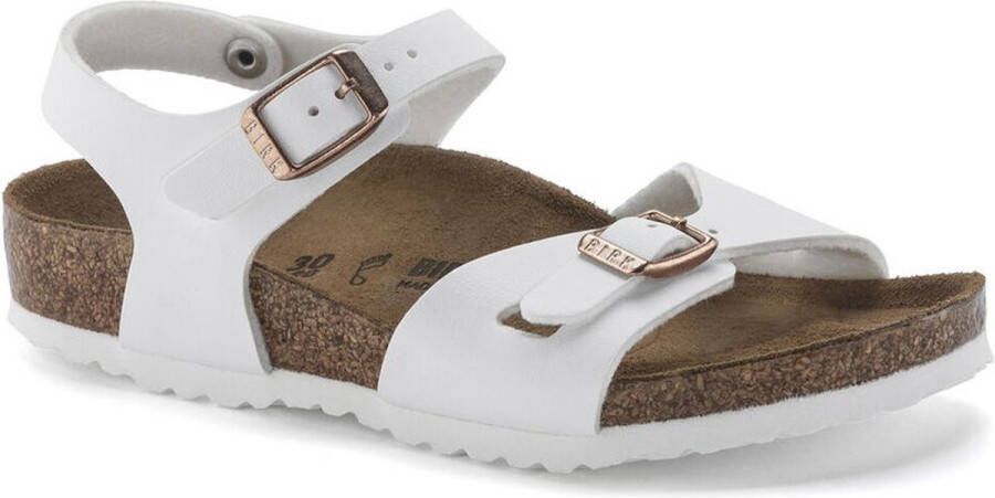 Birkenstock Meisjes Rio KIds White Birko Flor WIT - Foto 1