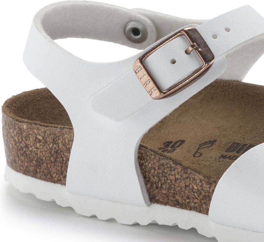 Birkenstock Meisjes Rio KIds White Birko Flor WIT