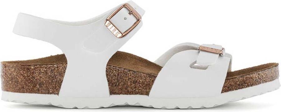 Birkenstock Rio KIds White Birko Flor WIT