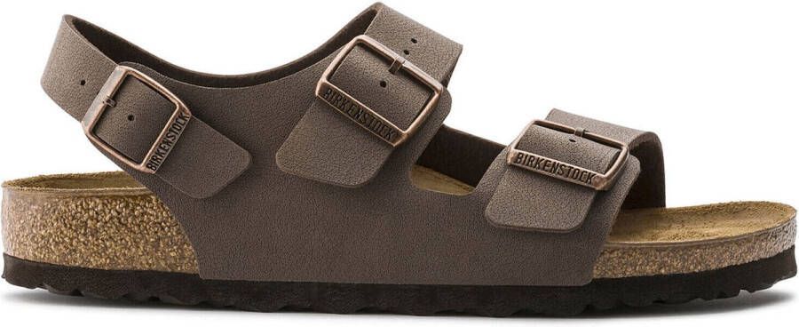 Birkenstock Milano Sandalen Mocha Regular fit | Bruin | Imitatieleer