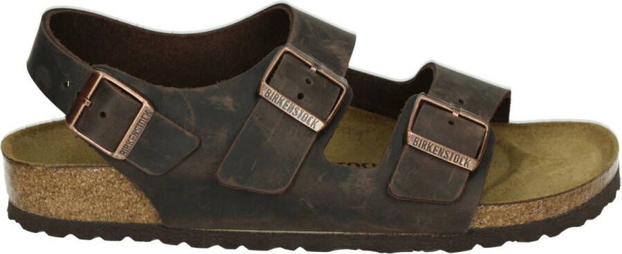 Birkenstock Milano Platte Sandalen Comfort en Stijl Bruin