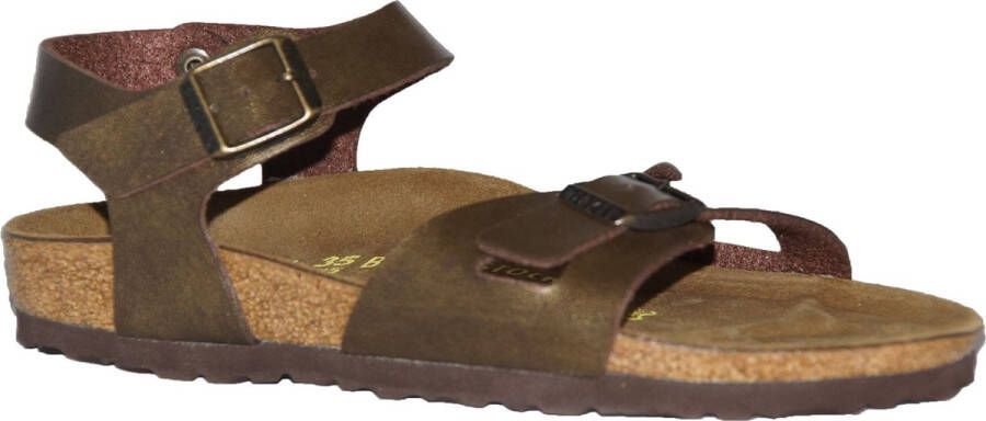 Birkenstock Rio Breed Goud