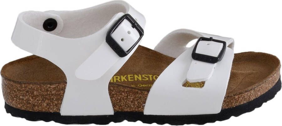 Birkenstock Rio Kinder Slippers Unisex wit bruin