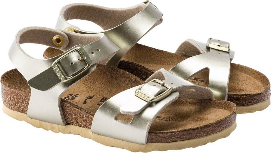 Birkenstock 1014826 Rio kids electric metallic gold Kleur Goud)