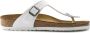 Birkenstock Slipper Gizeh 0745531 Wit Mat Normaal - Thumbnail 5