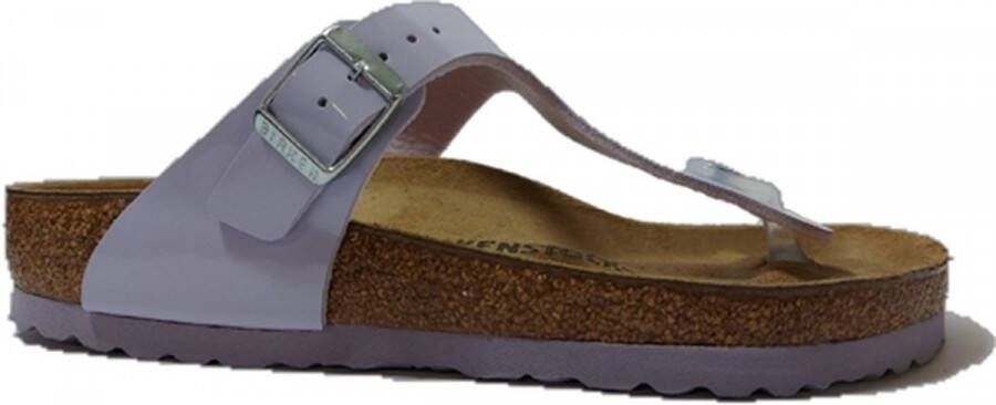 Birkenstock Slipper Gizeh 1021405 Purple Fog Lila Paars Lak Normaal 6½