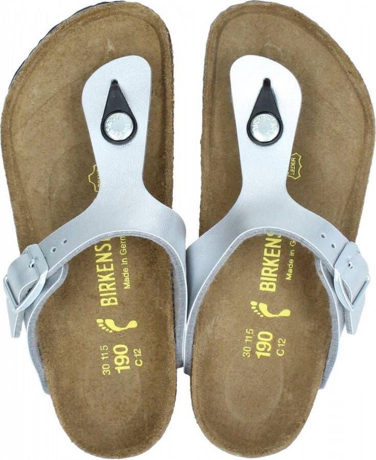 Birkenstock Slippers Kinderen Gizeh 043853 Silver