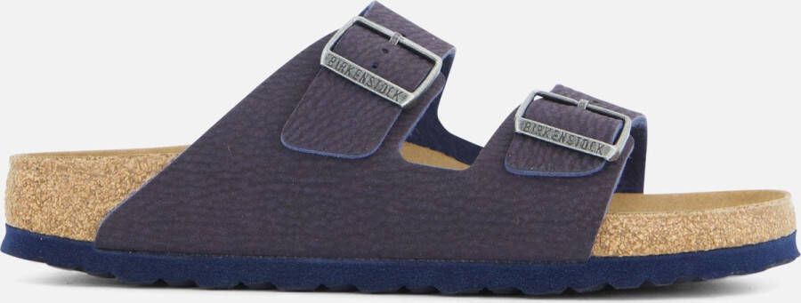 Birkenstock Arizona Slippers Indigo Blue Narrow fit | Blauw | Microvezel