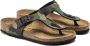 Birkenstock Gizeh jongens slipper Zwart multi - Thumbnail 1