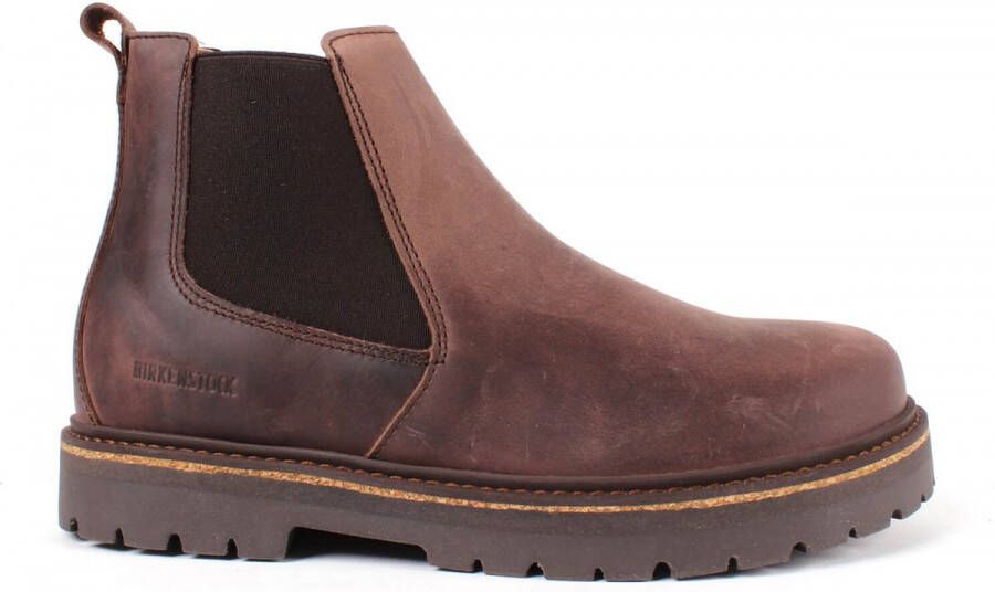 Birkenstock Stalon Chelsea Boots Mocha Narrow fit | Bruin | Nubuck