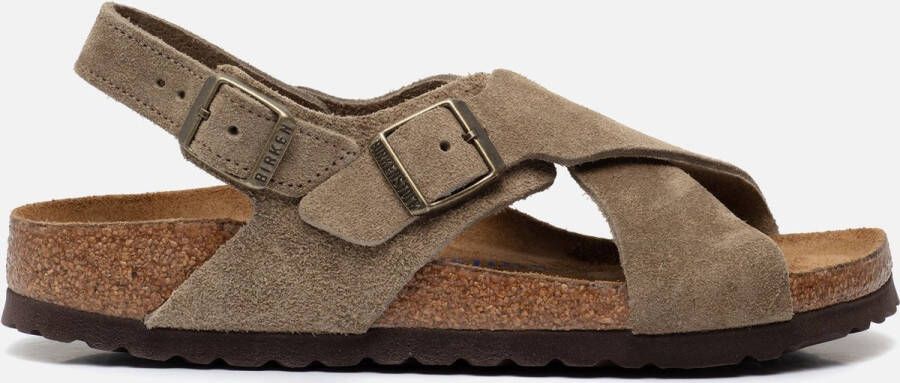 Birkenstock Tulum Sandalen taupe Suede