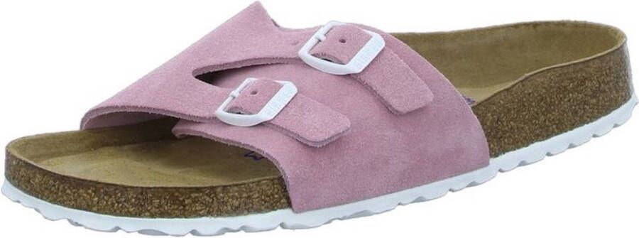 Birkenstock Vaduz SFB Rose suede narrow