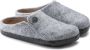 Birkenstock Zermatt Kids Standard WZ Narrow Unisex Sloffen Light Gray - Thumbnail 1