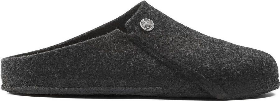 Birkenstock Zermatt Pantoffels Anthracite Regular fit | Zwart | Wolvilt - Foto 1