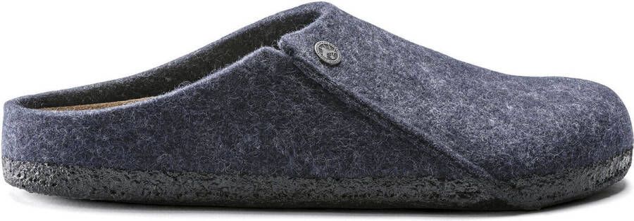 Birkenstock Pantoffels Andermatt Wolvilt Sloffen Standaard Blauw Regular - Foto 1