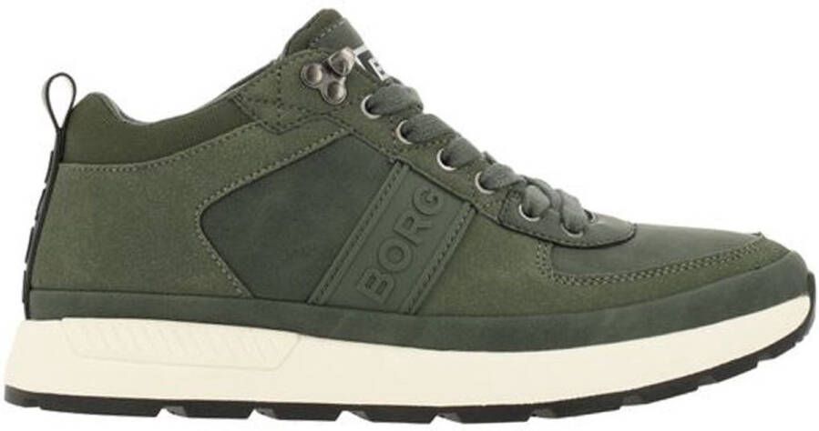 Björn Borg H100 Mid Cas M groen sneakers heren