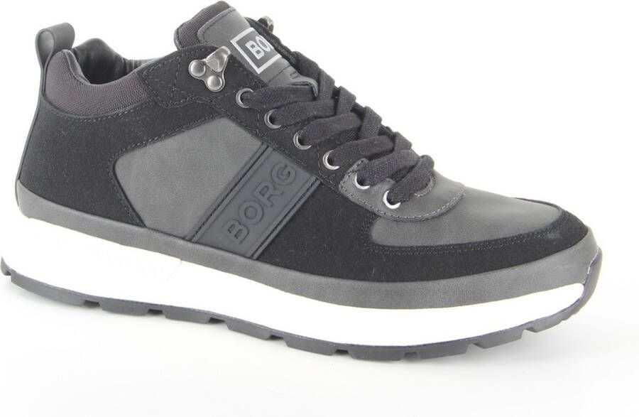 Björn Borg H100 Mid Cas M zwart sneakers heren (2242614705-0999)