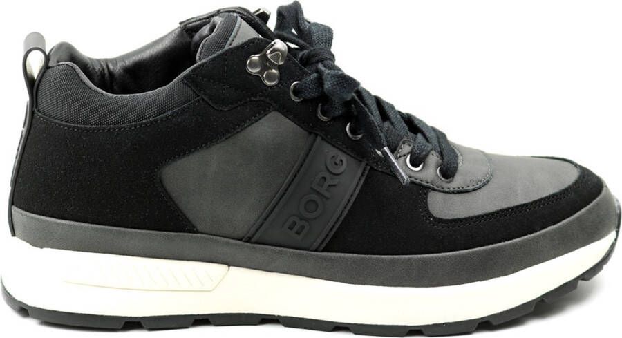 Björn Borg H100 Mid Cas M zwart sneakers heren