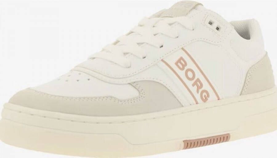 Björn Borg T2300 MET Tennis Geïnspireerde Sneaker White Dames