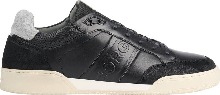 Björn Borg Donkerbruine Leren Lage Sneaker Black Heren - Foto 1