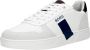 Björn Borg Bjorn Borg T1020 Low Lea Sneaker Men White-burgundy - Thumbnail 1