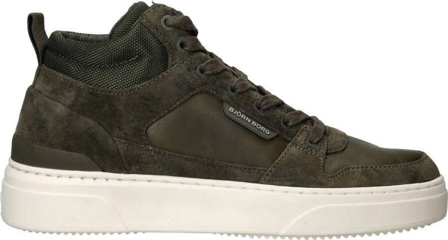 Björn Borg Tennis Mid M Sneakers Heren Groen