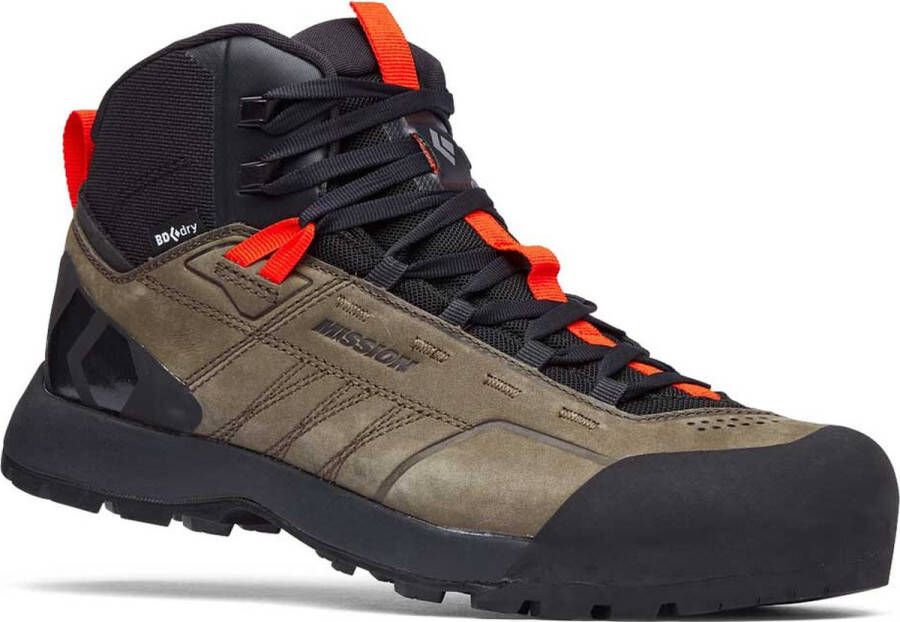 Black Diamond Mission Leather Mid Wp Wandelschoenen Groen Man