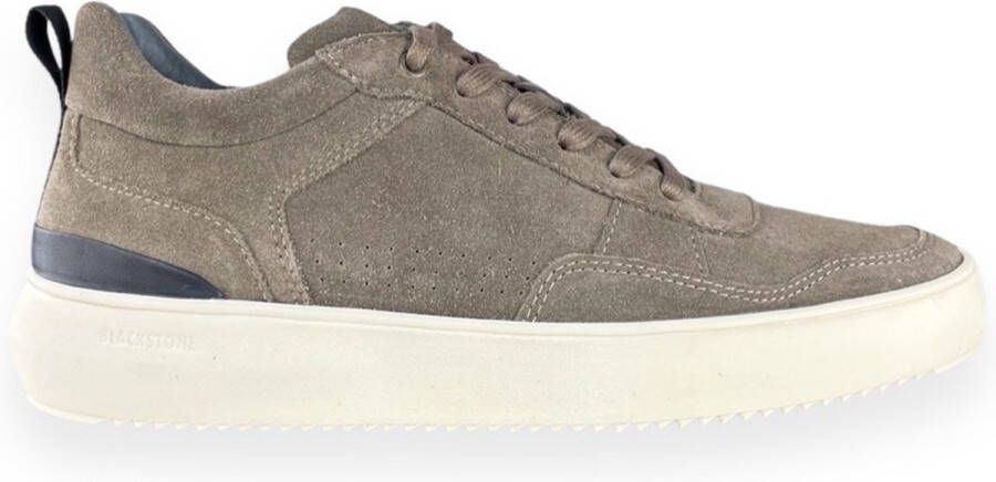 Blackstone Heren Sneakers Ag116 Saloon Stellan Taupe