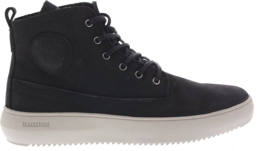 Blackstone ASPEN YG26 ASPHALT HIGH-SNEAKER SHEEPSKIN Man Black