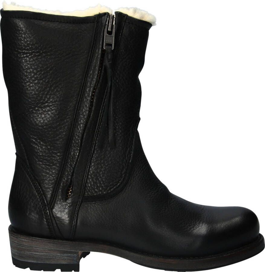 Blackstone EW74 BLACK WOMENS BOOT SHEEPSKIN Vrouw Black