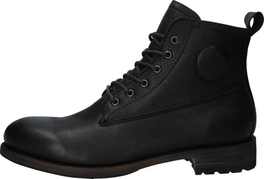 Blackstone GM10 BLACK LACE UP BOOTS SHEEPSKIN Man Black