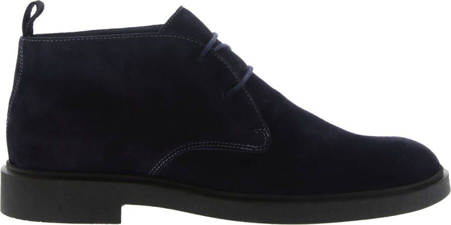 Blackstone Navy Desert Boots voor Mannen Blue Heren