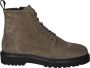 BLACKSTONE YG32 Brody veterboot met rits Beige Suede Veterboots Heren - Thumbnail 1