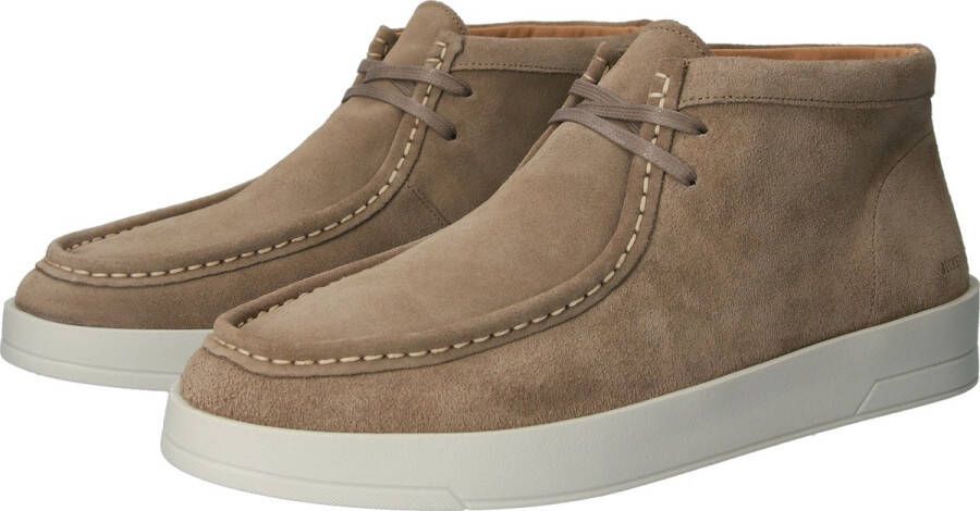 Blackstone Bruce Zg44 Taupe MID Moccasin Bruin Heren