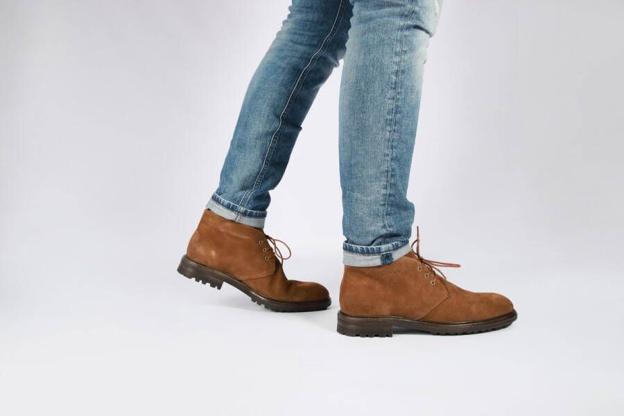 Blackstone Minimalistische Desert Boots Brown Heren - Foto 2