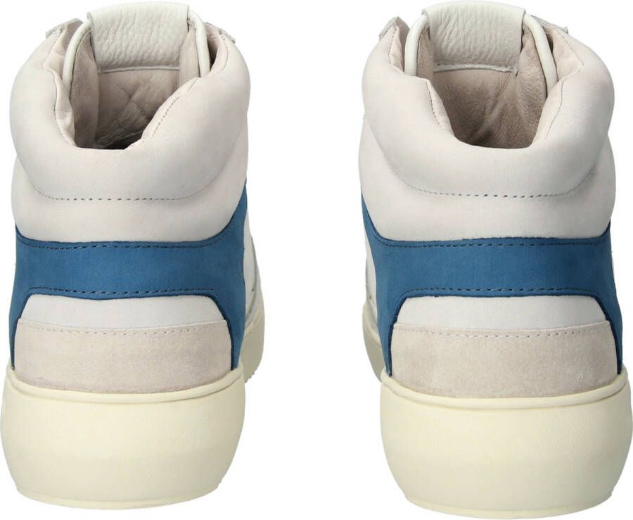 Blackstone DWAYNE YG02 OFF WHITE BLUE ASHES HIGH SNEAKER Man OFF WHITE BLUE ASHES - Foto 2