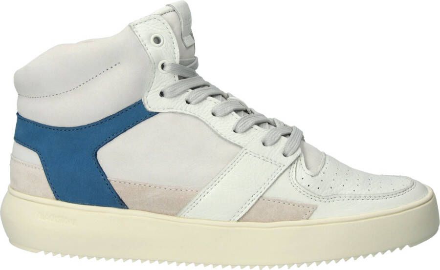 Blackstone DWAYNE YG02 OFF WHITE BLUE ASHES HIGH SNEAKER Man OFF WHITE BLUE ASHES