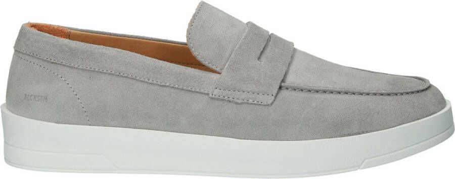 Blackstone Elegant Slip-on Moccasins Gray Heren