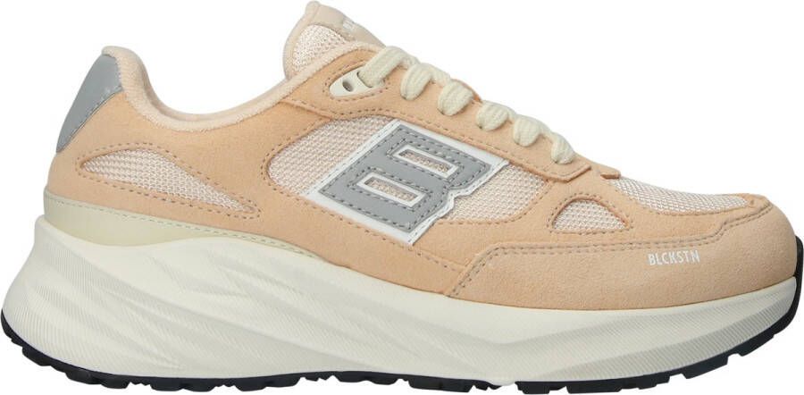 Blackstone FLINT MOSS Macadamia Runner Sneaker Vrouw Beige