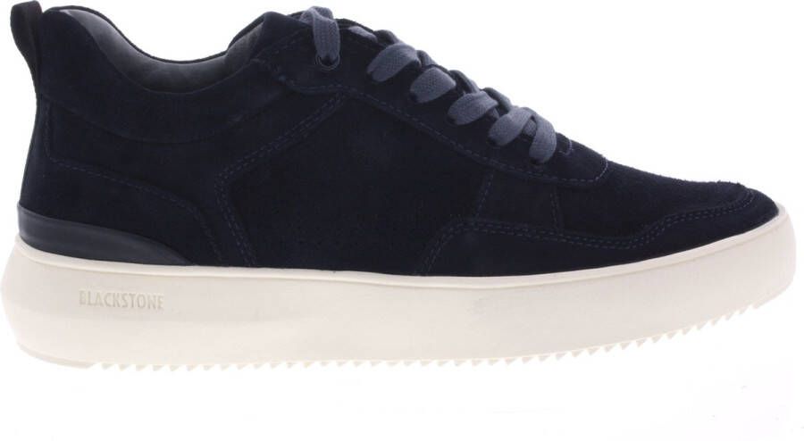 Blackstone Heren Sneakers Ag116 Navy Stellan Donkerblauw