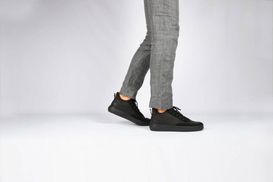 Blackstone Ivar Sneaker Smart-Casual Sporty Look Black Heren - Foto 1