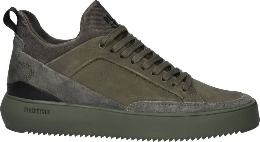 Blackstone JASON YG15 TARMAC MID-SNEAKER Man Green