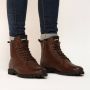 Blackstone SG49 OLD YELLOW LACE UP BOOT SHEEPSKIN Man Brown - Thumbnail 1