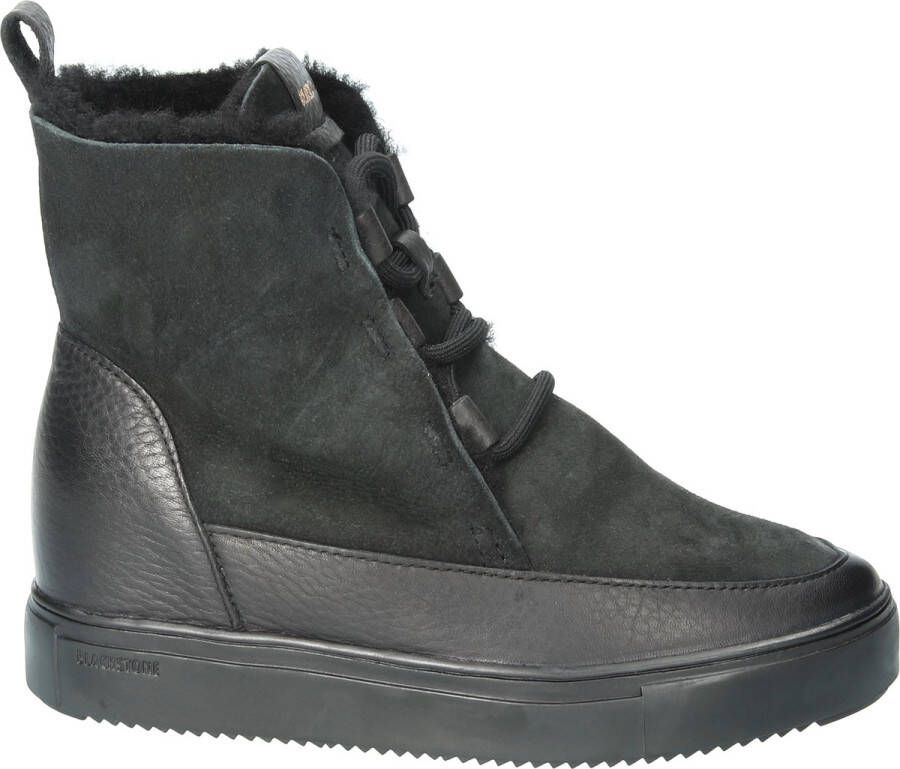 Blackstone KALLIK YL56 NERO HIGH-TOP SHEEPSKIN Vrouw Black