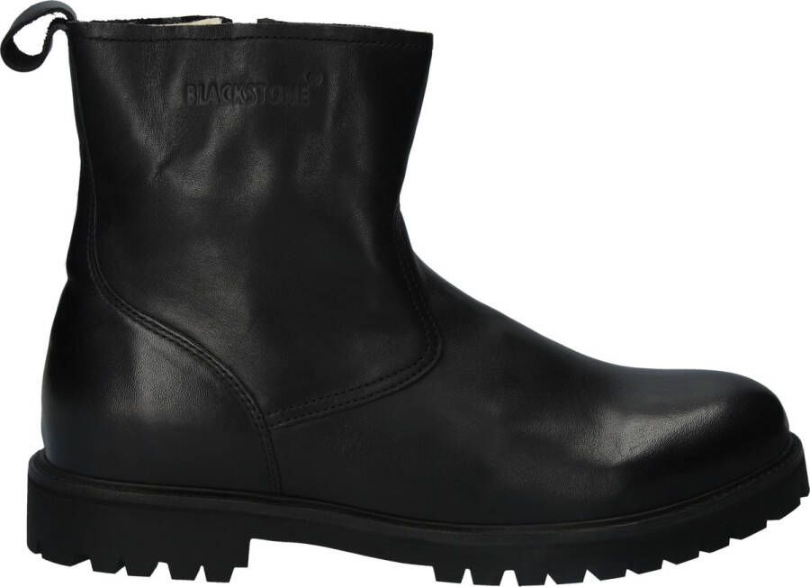 Blackstone OM63 NERO MEN'S BOOT SHEEPSKIN Man Black