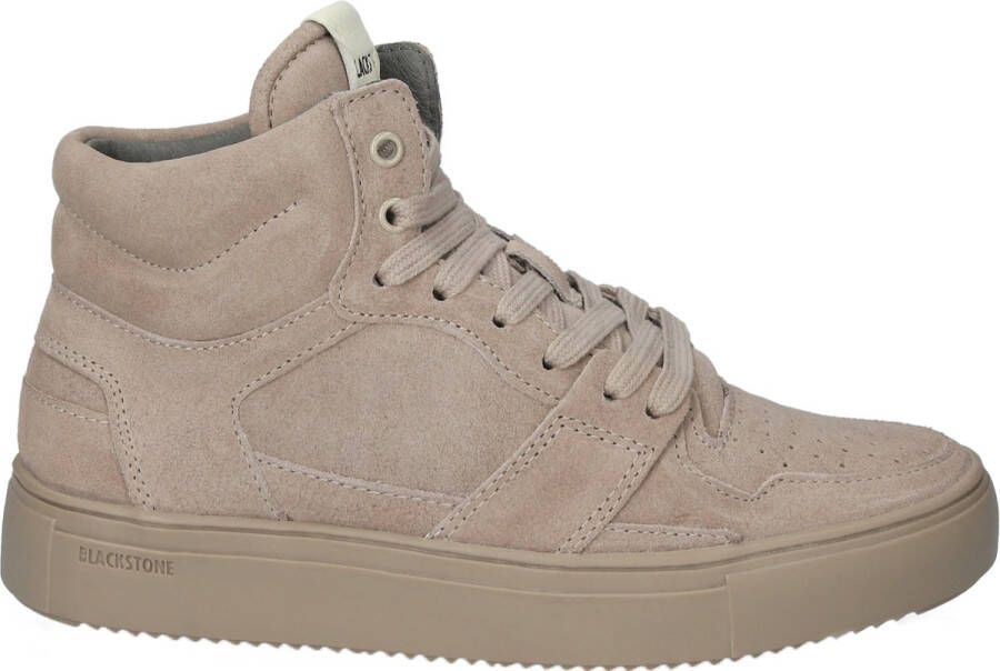 Blackstone KEYLA YL51 WEATHERED TEAK HIGH SNEAKER Vrouw Beige