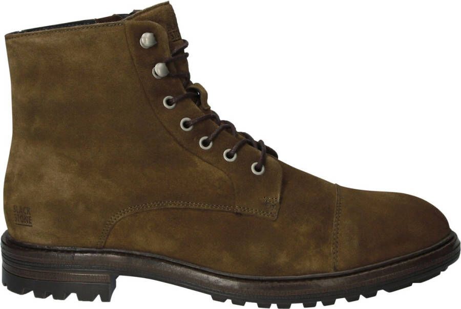 Blackstone Mannen Suède Veterboots Laarzen Herenschoenen Ug20 Groen