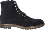 Blackstone Ug20 Navy High TOP Suede Boots Blauw Heren - Thumbnail 1