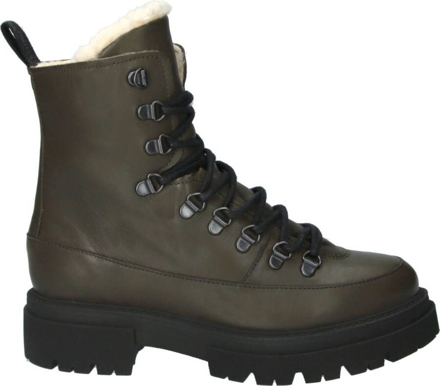 Blackstone Lilja Olive Veterschoenen Green Dames