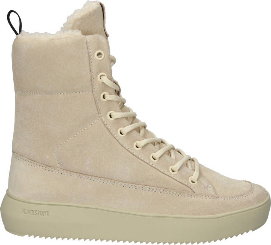 Blackstone Angora Sneaker Dames High-Top Stijl Beige Dames